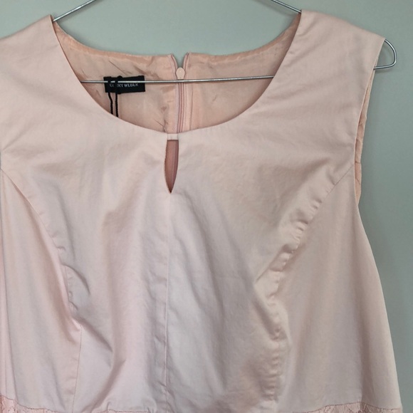 PINK LACE KNEE LENGTH DRESS - Picture 6 of 8